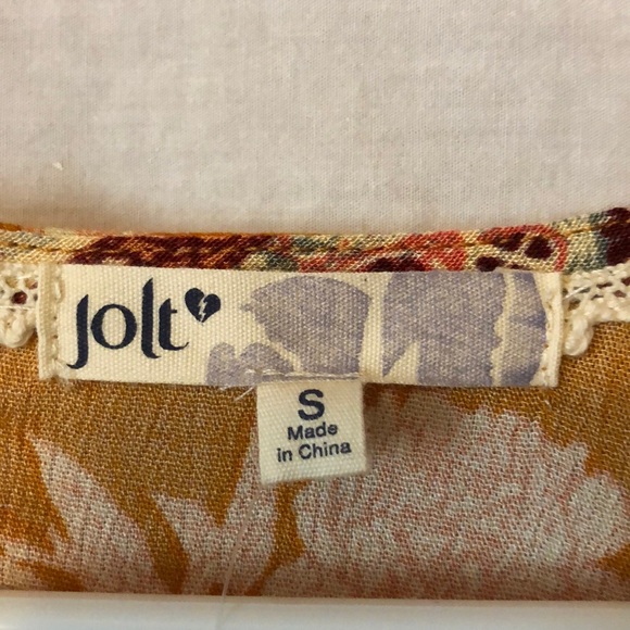 Jolt Boho style shirt Size S, NWT - Picture 5 of 9